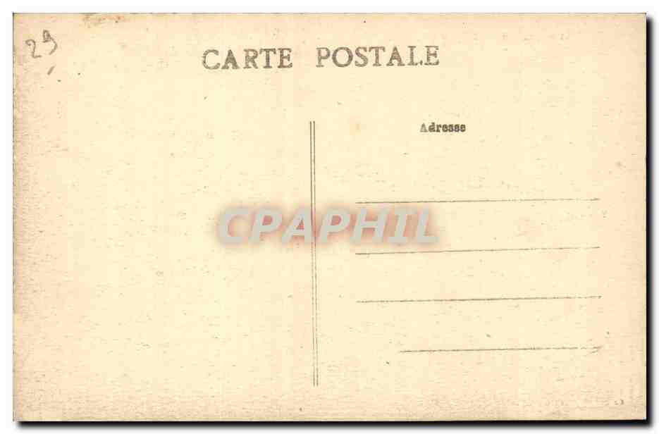 Loctudy CPA L'eglise et la place — Rückseite
