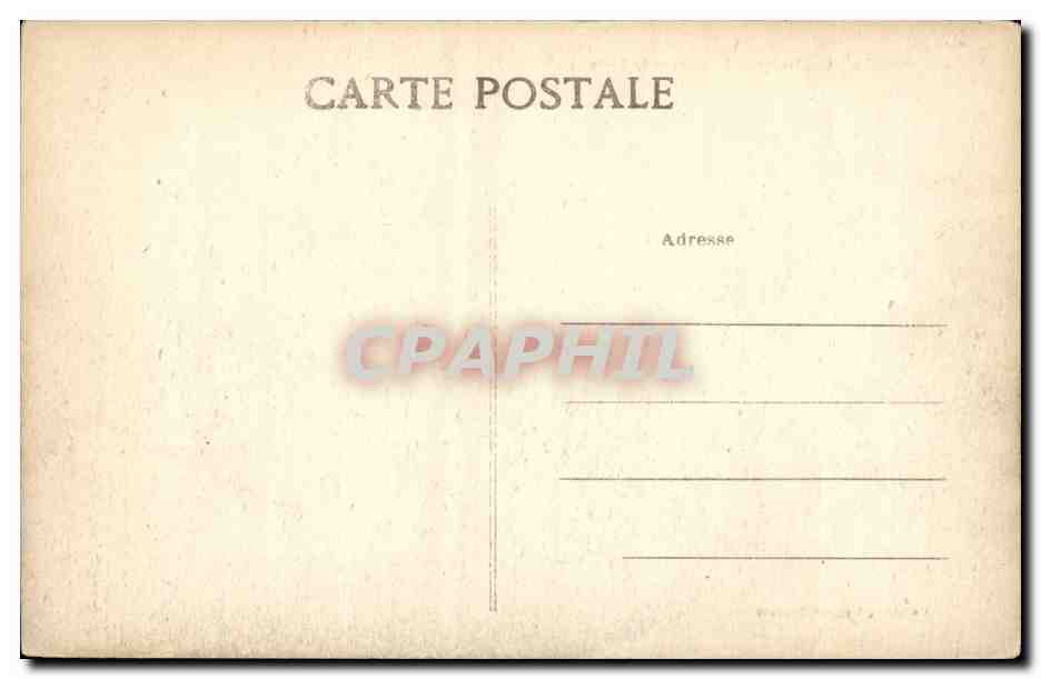 Loctudy CPA L'eglise et le presbytere — Rückseite