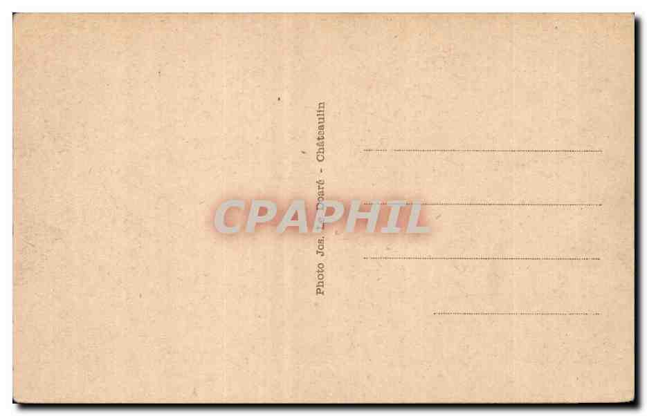 Saint Marie du Menez Hom CPA Bellec ahpelle gothique joli clocher a galeries  — Rückseite