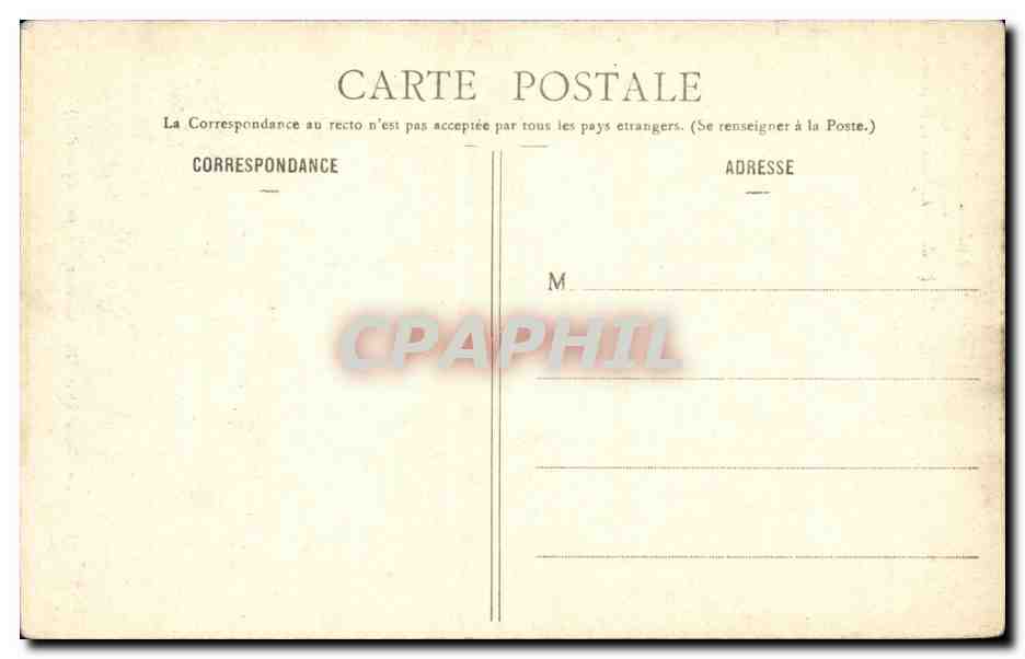 Manoir de Kervezec CPA Environs de Morlaix — Rückseite