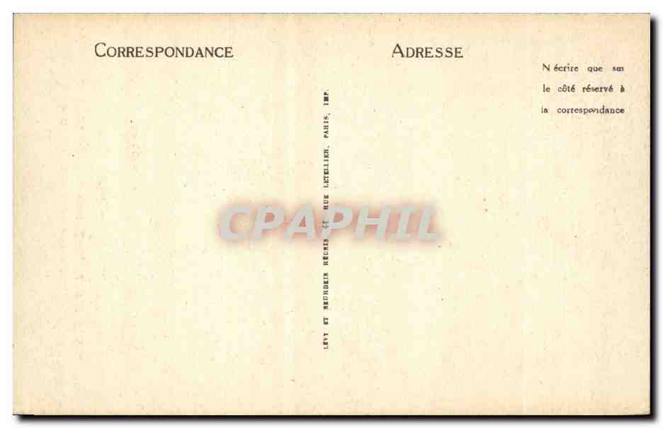 Route d'Audierne a la pointe du raz CPA Calvaire et portail St Lugen — Rückseite