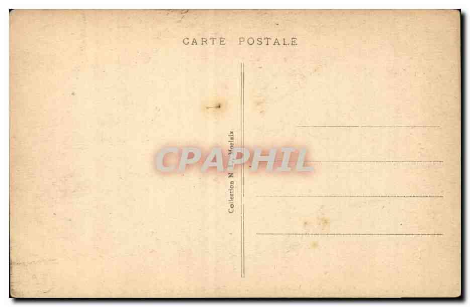 Roscoff CPA Le port de Per Haridy a maree montante — Rückseite