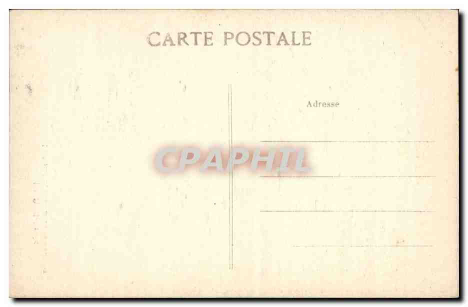 Pont Croix CPA Le portail de Notre DAme de Roscuden — Rückseite