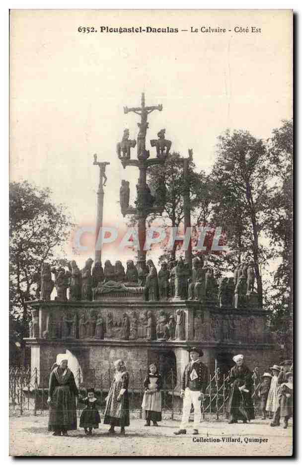 Plougastel DAoulas CPA Le calvaire Cote Esdt