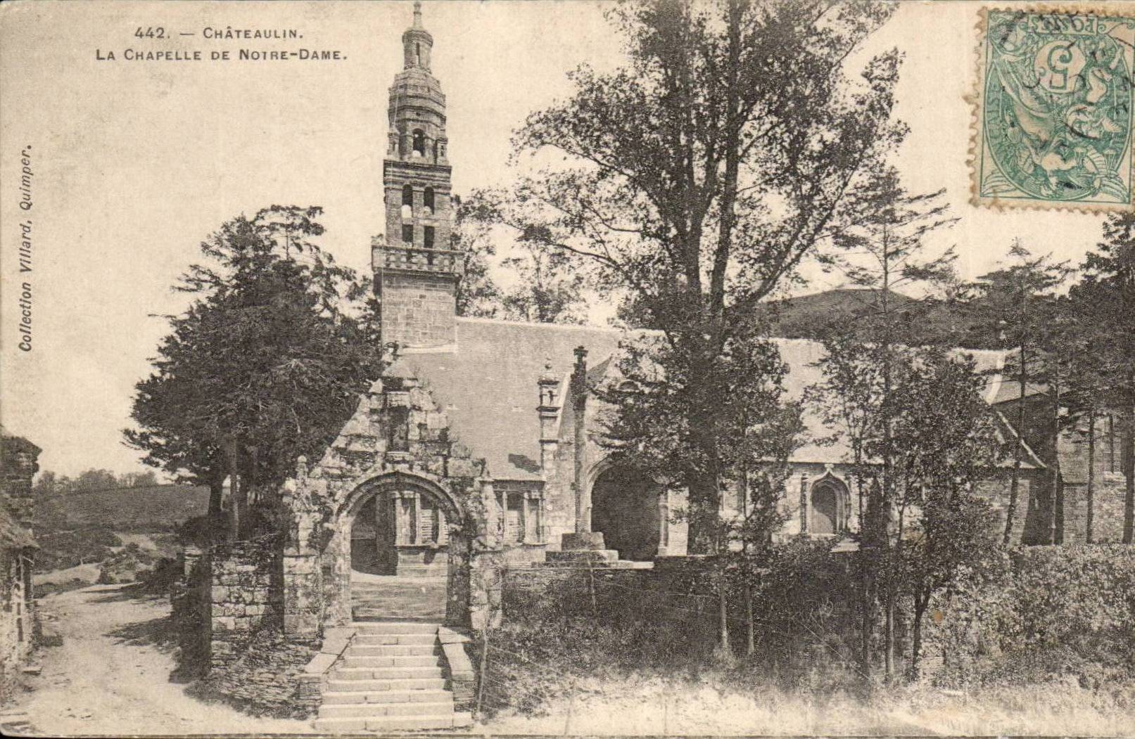 Chateaulin CPA La chapelle de Notre DAme