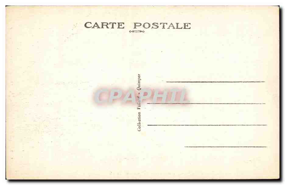 Saint Tugen CPA Par Audierne L'eglise — Rückseite