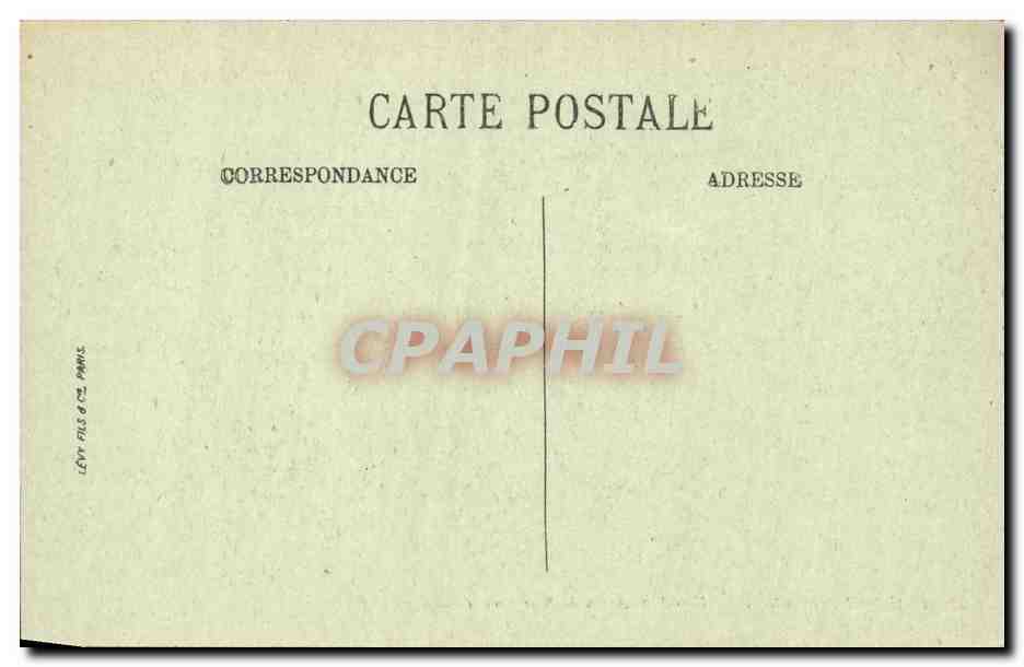 Beg Meil CPA Vers le chateau de Boat Conan (animee) — Rückseite