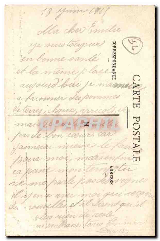 Environ de BADONVILLER (Meurthe-et-Moselle) — la Roche Noire Jeannette — G. Thomas, éditeur, Colles-sur-Plaine — Reverso