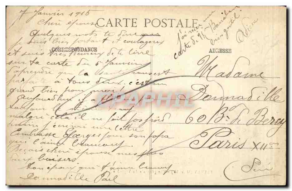Bruley - Vue Generale du Vignoble - Vin - Winery - Vineyard - CPA  — Rückseite