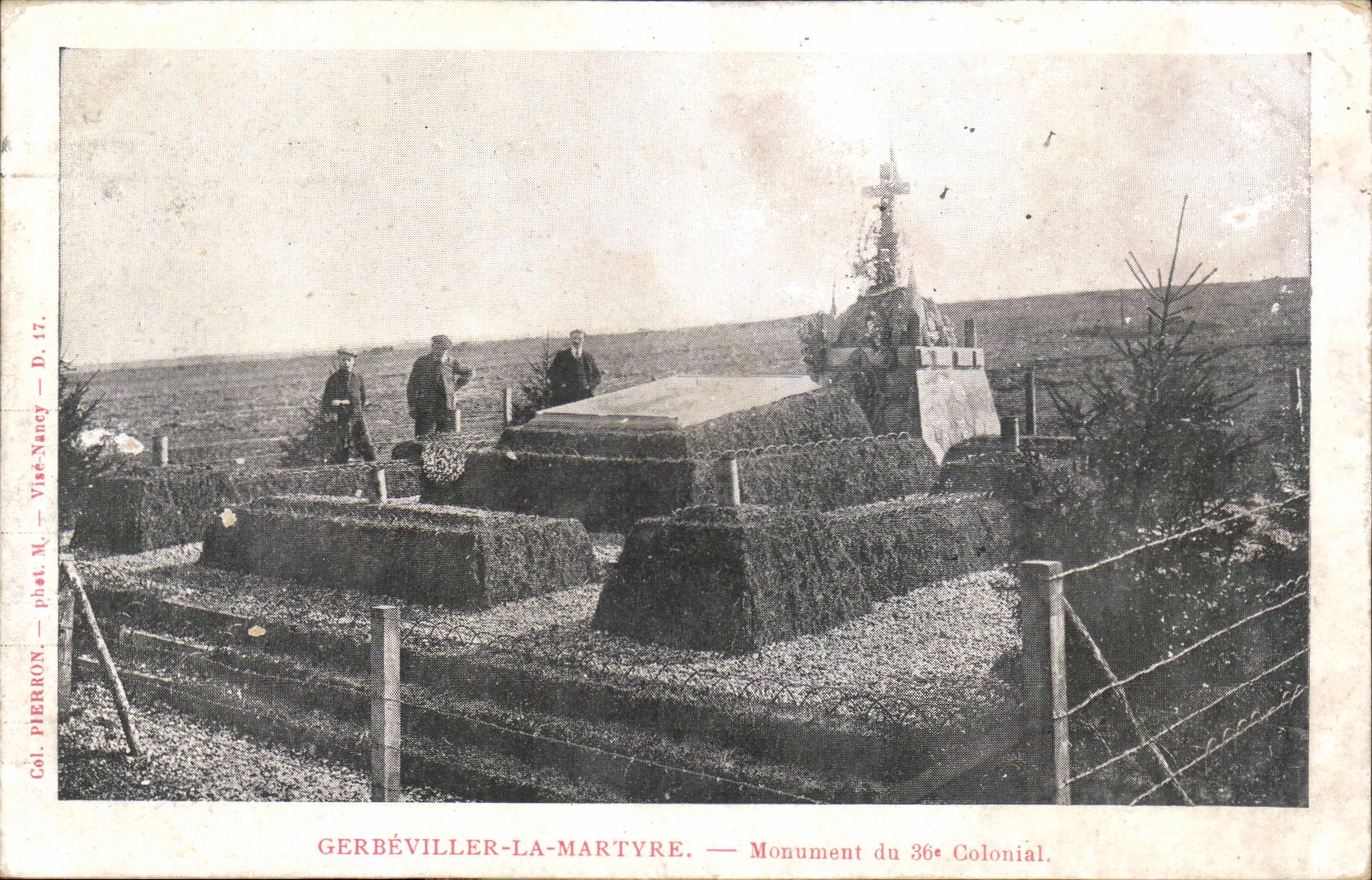 Gerbeviller - la Martyre - Monument du 30 Coonial - CPA 