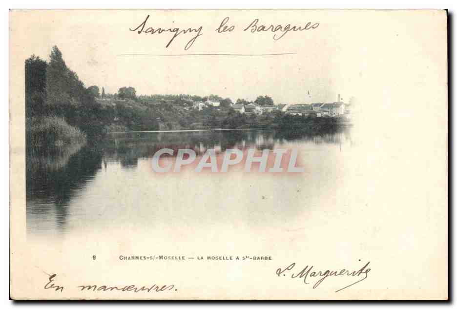 Charmes sur Moselle CPA La Moselle a Ste Barbe