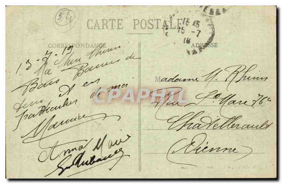 Dombasle-sur-Meurthe — Rue Nationale — Imp. Ch. Schmitzberger — Reverso