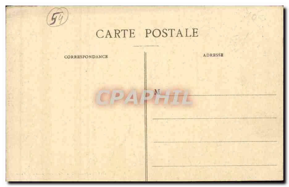 Pont frontiere Moncel Pettoncourt Circuit de l'est 10 aout 1910 Legagneux gagnant du prix de frontiere (aviation avion) — Rückseite