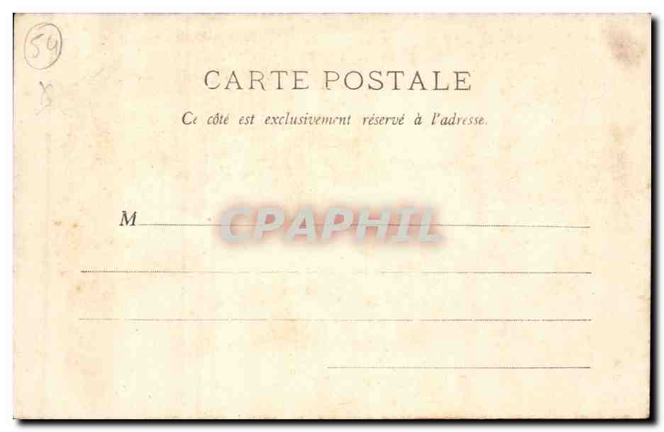 Tantonville, le — Hôtel de Ville et les Écoles — Phototype A. Borpont et Cie, Nancy — Verso