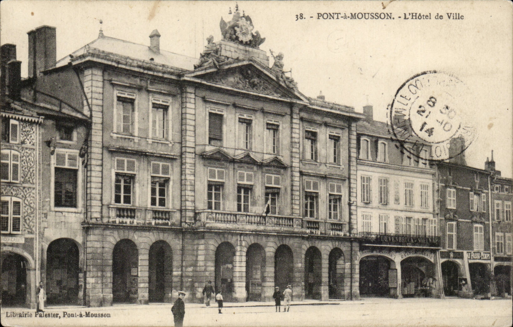 Pont a Mousson CPA L'hotel de ville