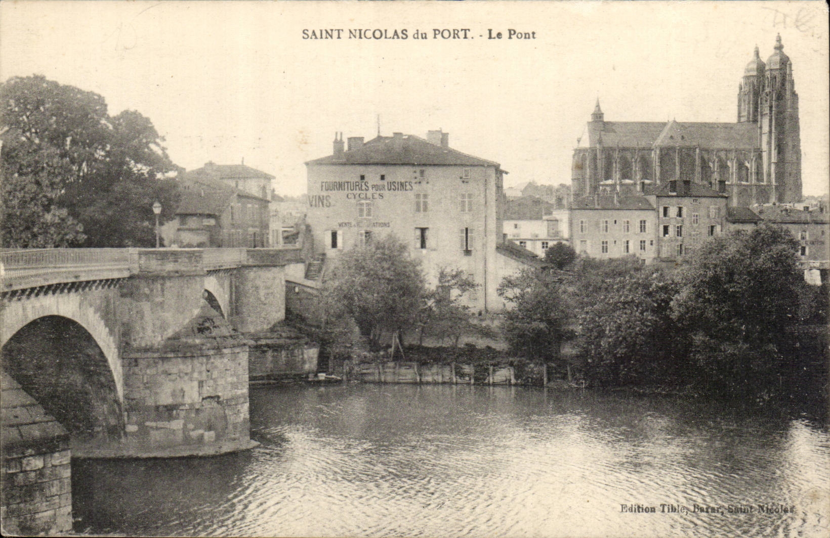 Saint Nicolas du Port — Der Brücke — Edition Tible, Barar, Saint-Nicolas
