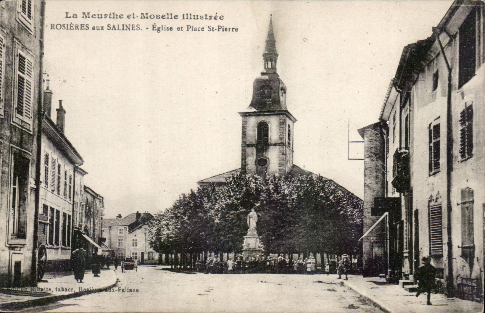 Rosieres les Salines CPA Eglise et Place St pierre