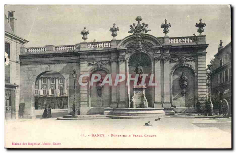 Nancy cPA Fontaine et place CAllot