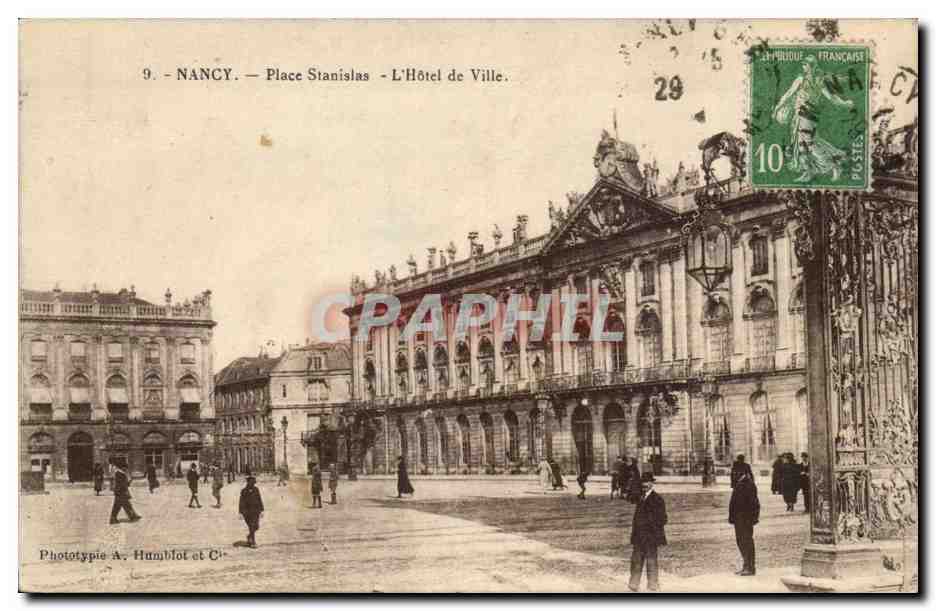 Nancy CPA L'hotel de ville Place Stanislas