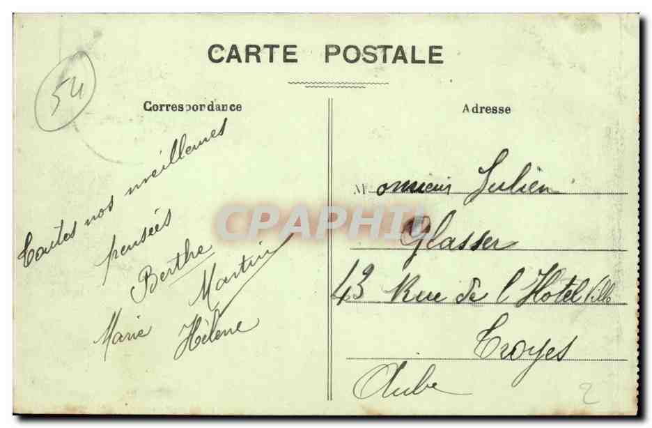 Nancy CPA Vue generale prise de Saint Epvre — Verso