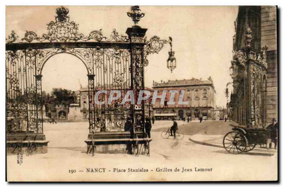 Nancy CPA Place Stanislas GRilles de Jean Lamour