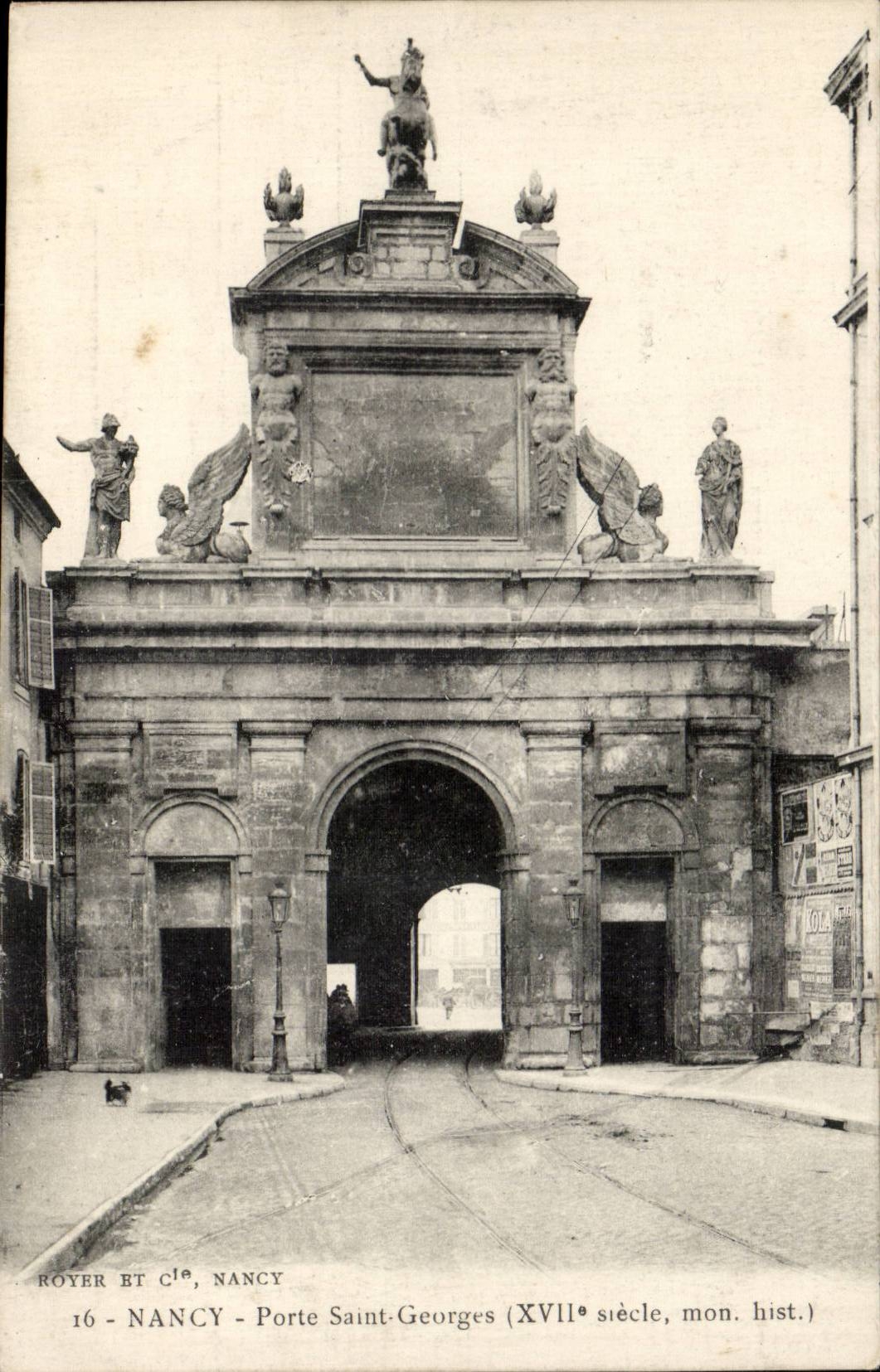 Nancy - Porte Saint-Georges — XVIIe siècle, monument historique — Royer & Cie, n°16