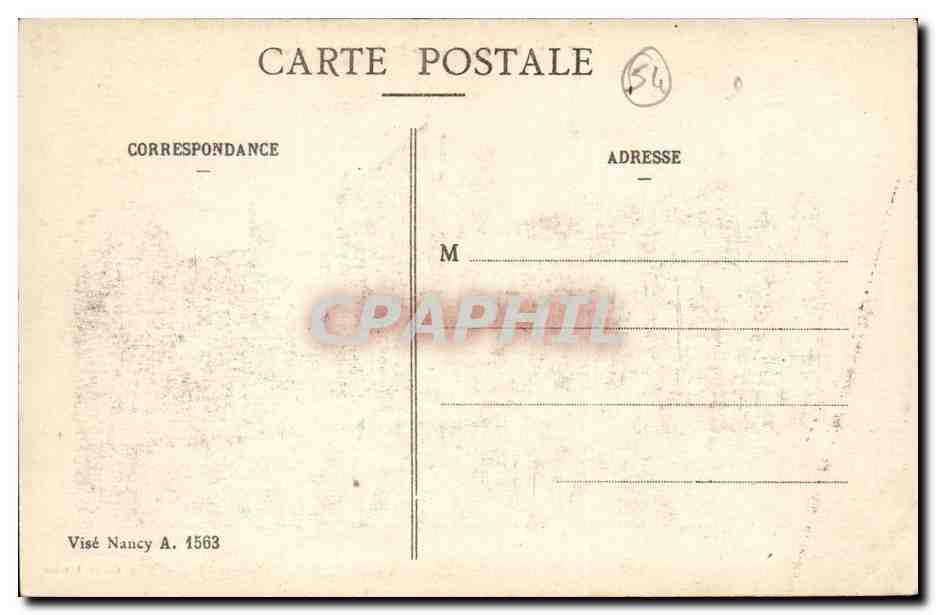 Baccarat - La Rue des Ponts et l'Église de Deneuvre — Cliché Antoine — Rückseite