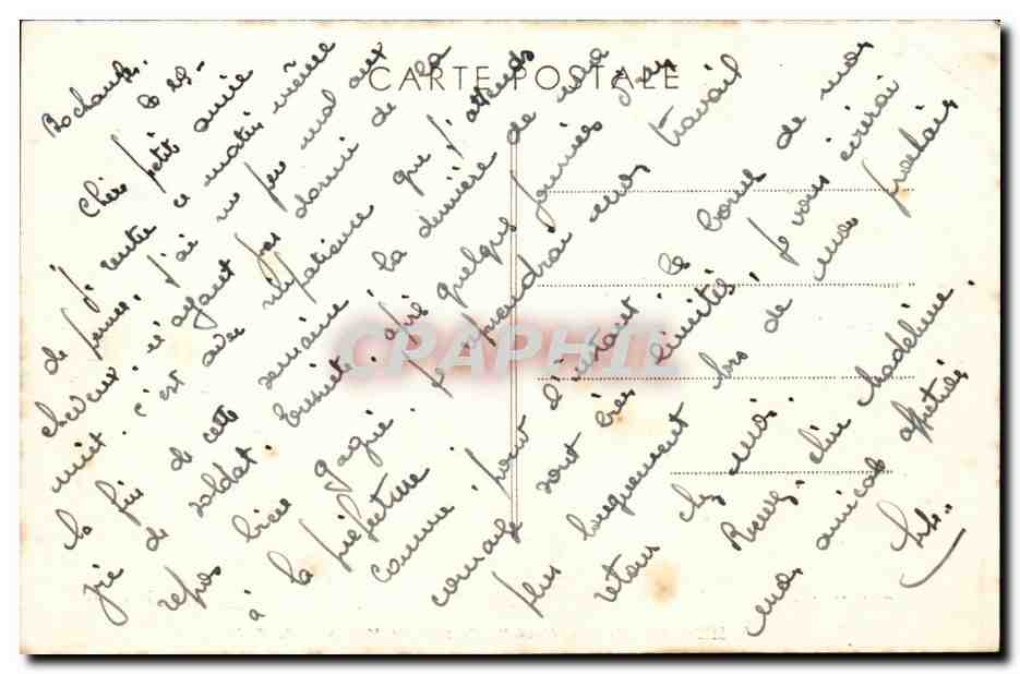 METZ (Moselle) — Nouvelle Fontaine et Monument du Poilu — Phot. Combier MacCn — Verso