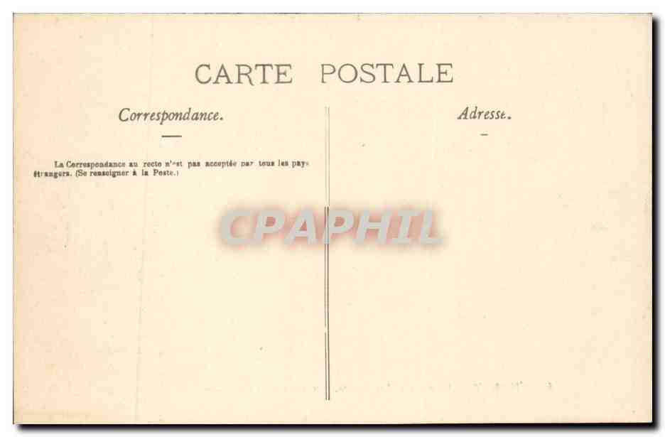 Nancy - Fontaine d'Amphitrite par Guibal et Grille de Jean Lamour - CPA  — Verso