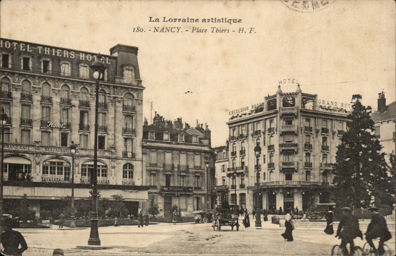 NANCY - Place Thiers — H. F. — La Lorraine artistique