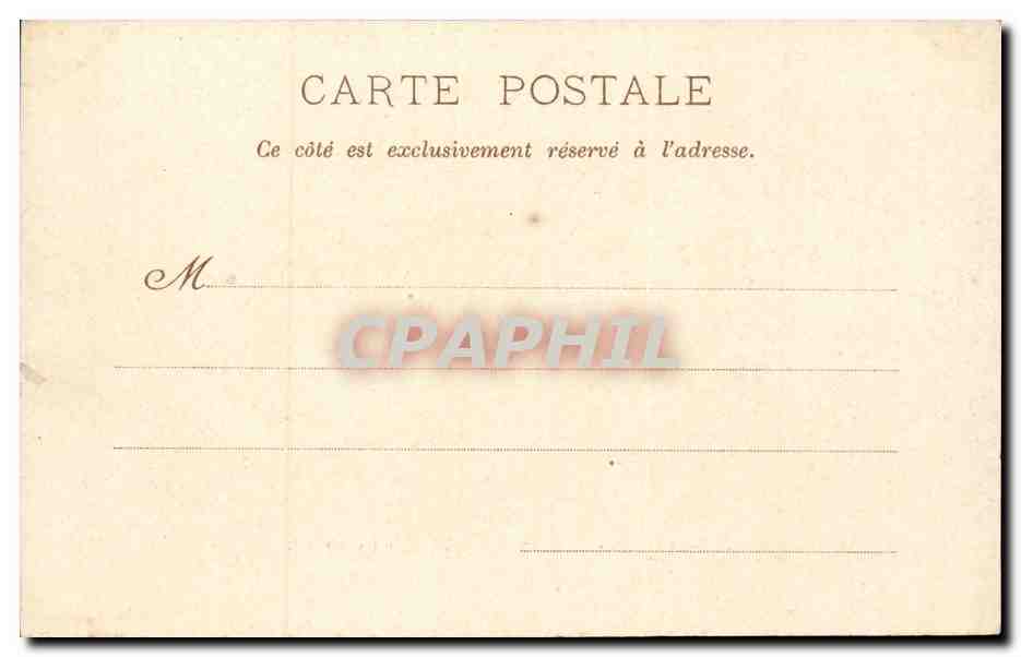 Nancy - Place et Square Thiers - CPA  — Rückseite