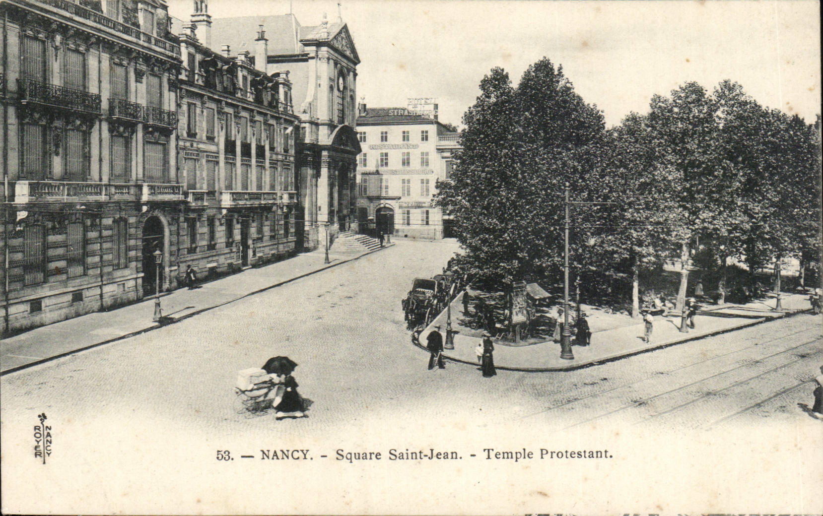 Nancy - Square Saint Jean - Temple Protestant - CPA 