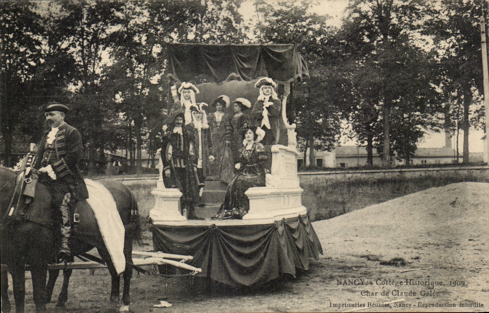 Nancy - Cortege Historique 1909 Char de Claude Gelee - CPA 