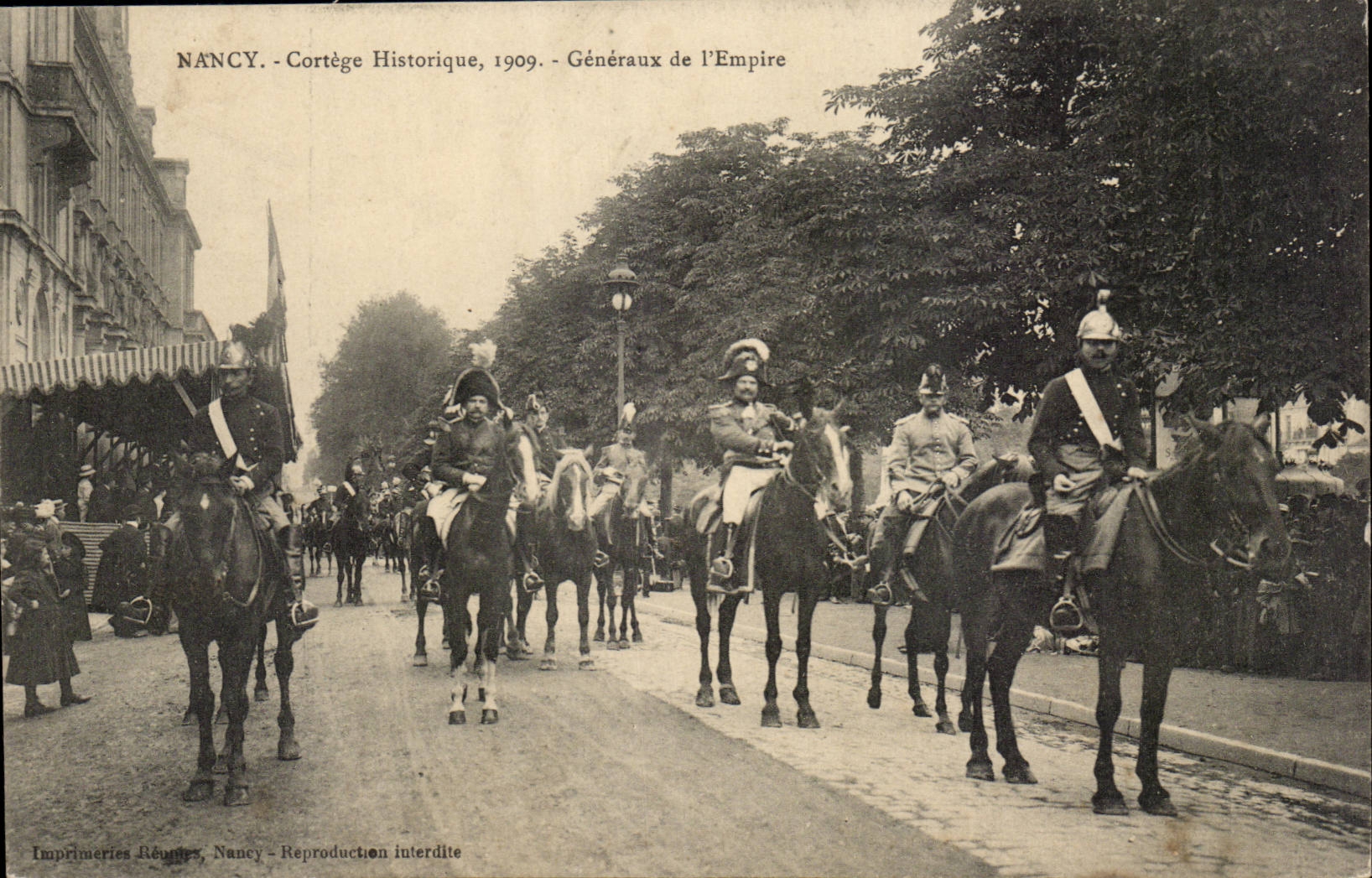 Nancy - Cortège Historique, 1909 - Généraux de l'Empire