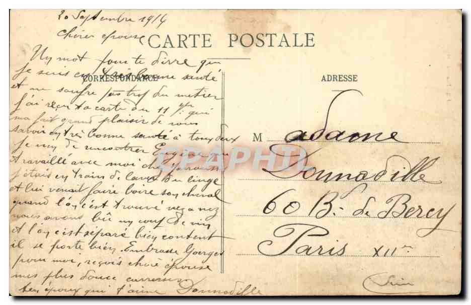 Lagney - La Mezelle — Éditeur: Evely Photo Française, Toul, n° de série non visible — Verso