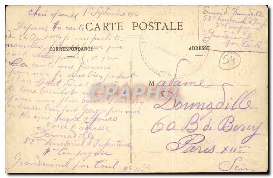 Domgermain — Vue générale, prise des Vignes — Envisions de Toul Illustré — Reverso
