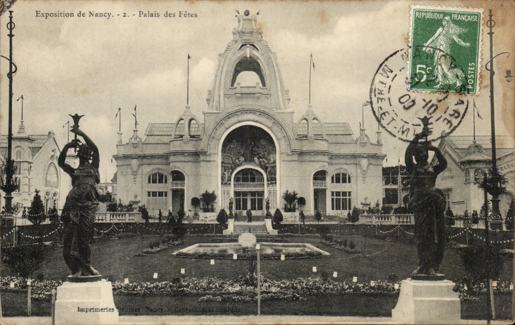 Exposition de Nancy - Palais des Fêtes — Imprimeries Nanciennes, n°2