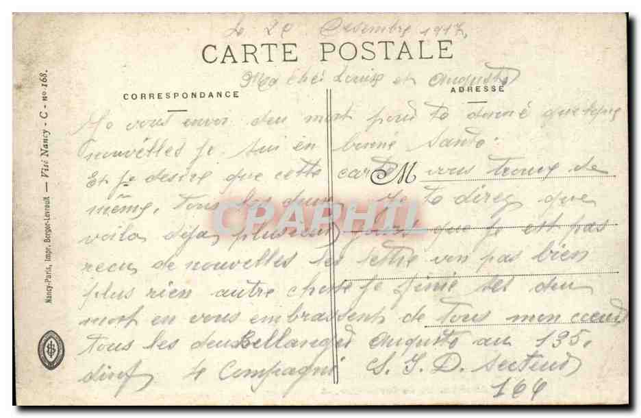 Anniversaire de Gerbéviller — Le Monument après l'inauguration. — Reverso