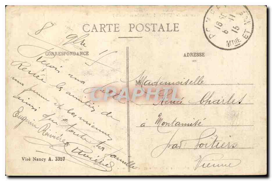 Confluent de la Meurthe et de la Moselle — Environ de Custines (Meurthe-et-Moselle) — éditeur non visible — Rückseite