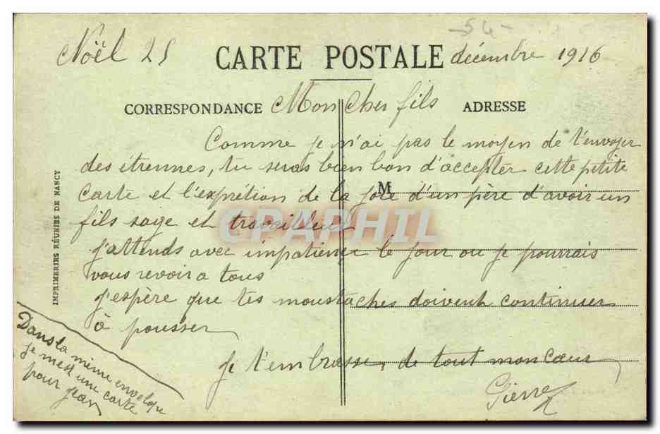 Un Bonjour de TOUL — reproductions inédites — Verdène & Briguier, Toul — Reverso