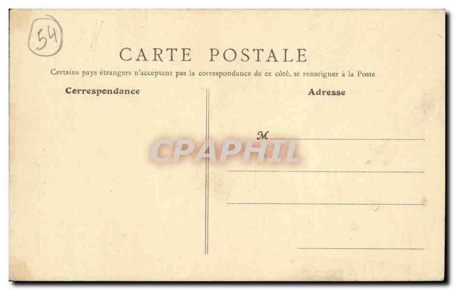 Toul CPA Abside de l'eglise Saint Gengoult — Rückseite