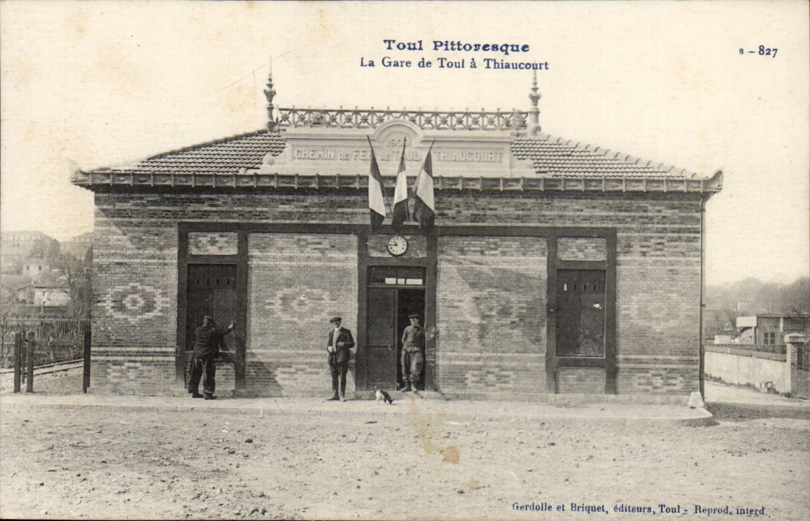 Station Toul in Thiaucourt — Toul Pittoresque — Gerdolle en Briquet, Toul - 8-827