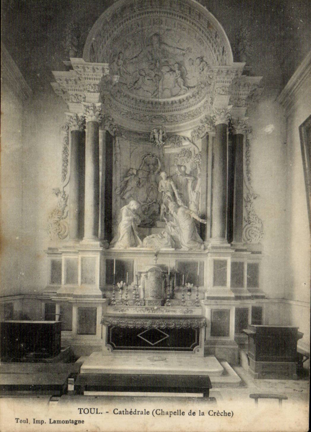 Toul CPA Cathedrale (chapelle de la creche)