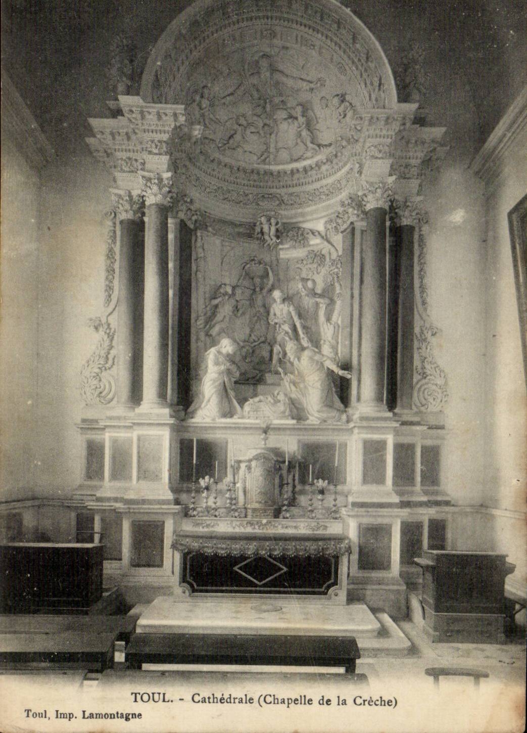Toul CPA Cathedrale (chapelle de la creche)