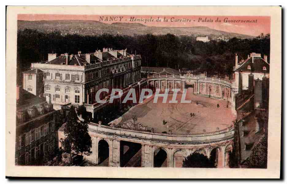 Nancy CPA Hemicycle de la carriere Palais du gouvernement