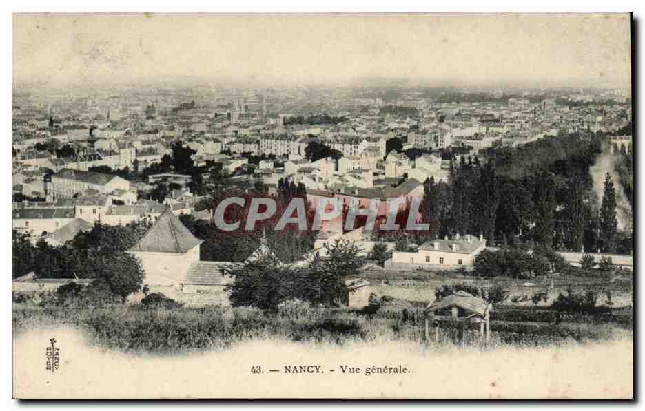 NANCY — Vue générale — Méry