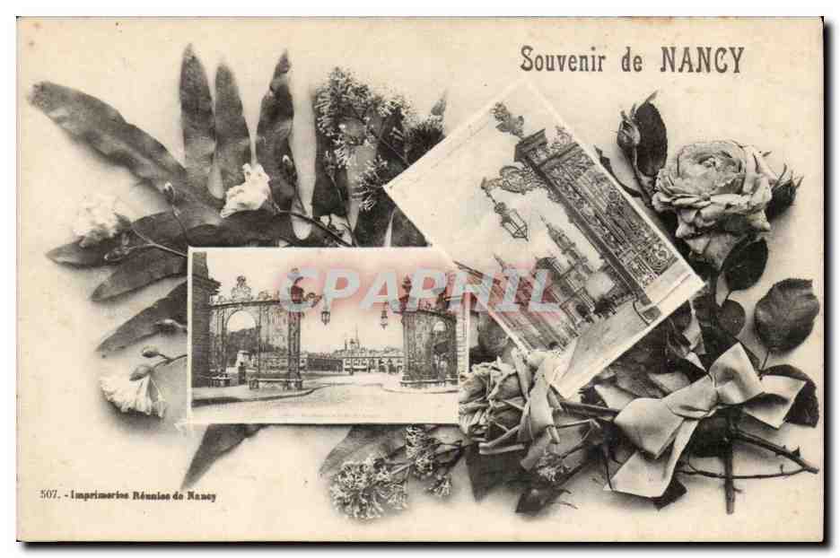 Souvenir de NANCY — Imprimeries Réunies de Nancy, n° 507
