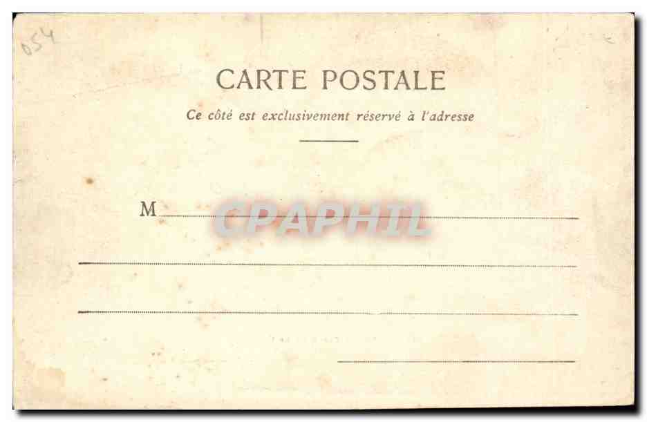 NANCY - PLACE DE LA CARRIÈRE — Phototypie A. Bergeret & Cie, Nancy, n°21 — Verso