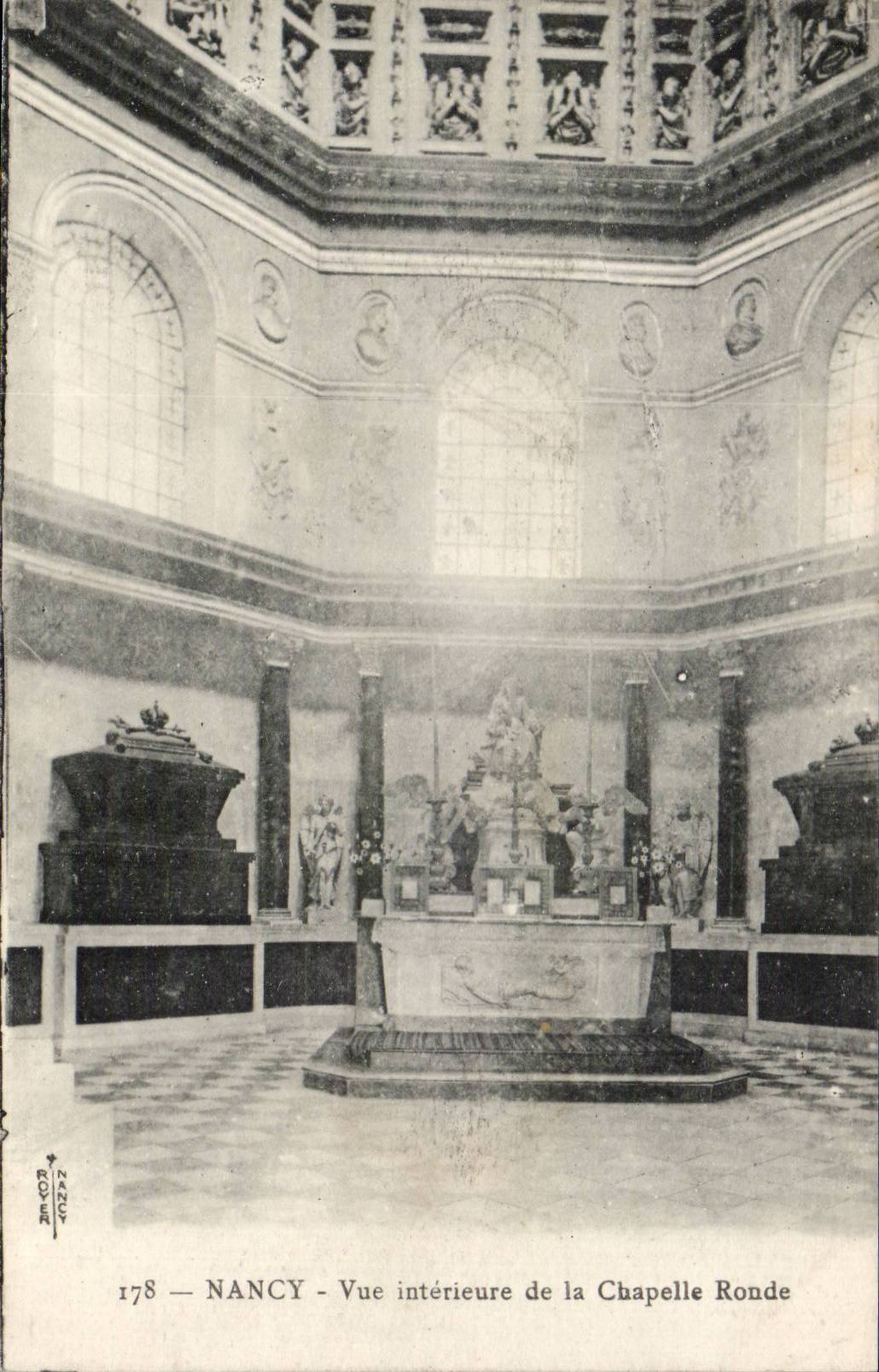 NANCY — Vue intérieure de la Chapelle Ronde — RONCIO