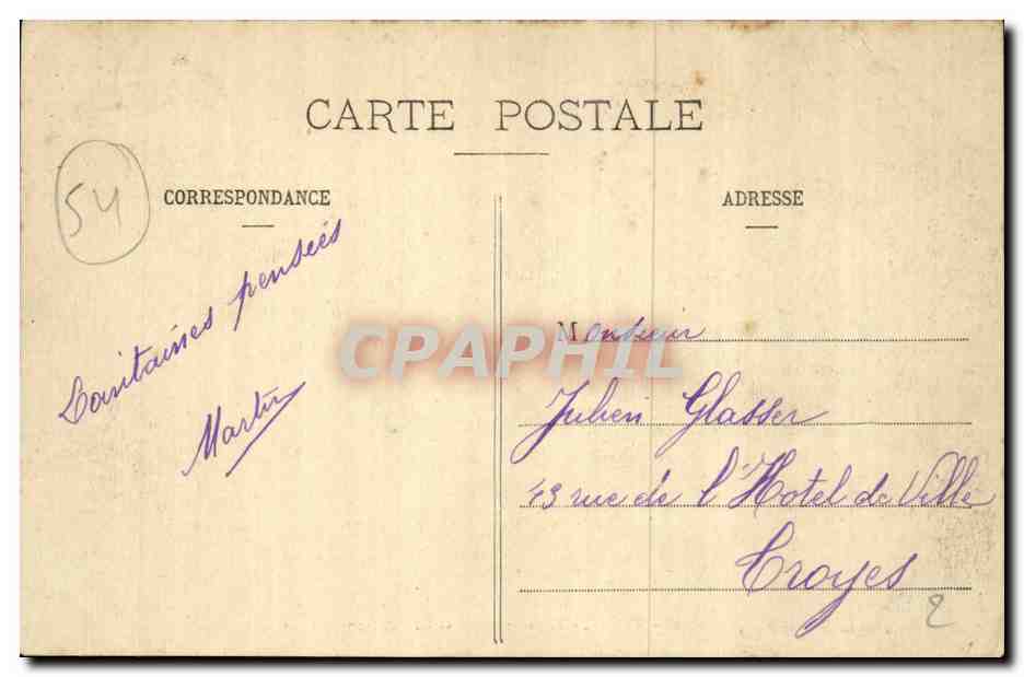 Nancy CPA Place Stanislas et grilles Jean Lamour — Verso
